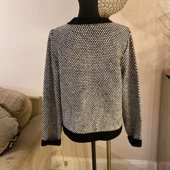 Lilly Pulitzer Monochrome Button-Up Cardigan size L - Picture 5 of 7